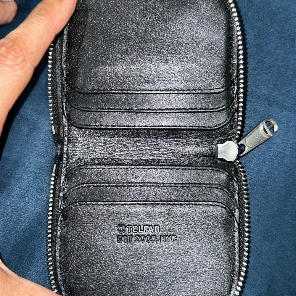 BUNDLE! Black Leather Telfar Circle Bag + Black Leather Telfar Wallet - Picture 5 of 5